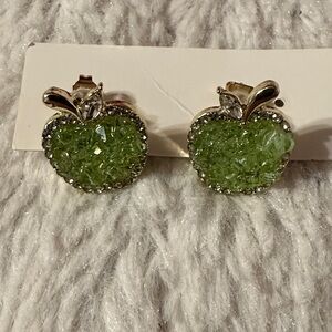 Green Apple Earrings